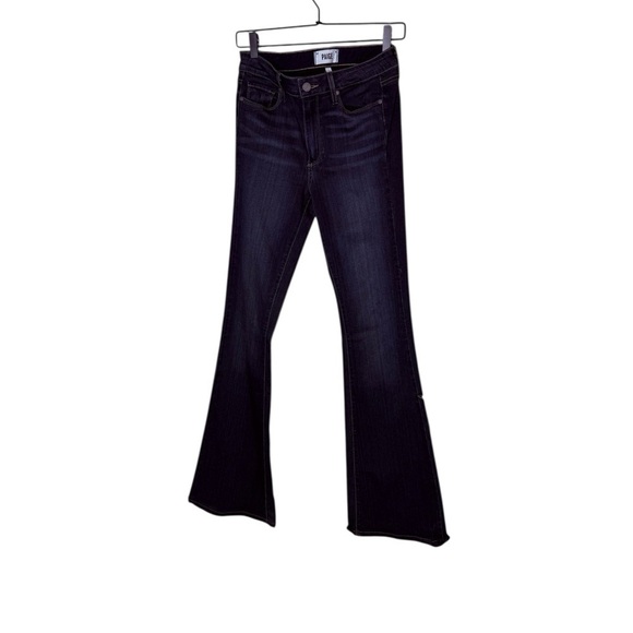PAIGE Denim - Paige Women's Blue  Flared Jeans, zipper fly, size 27